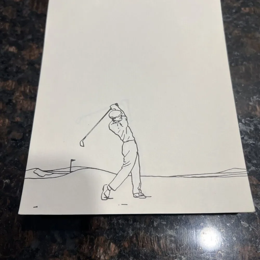 Vintage︱Golf Note Pad︱4 x 5.5